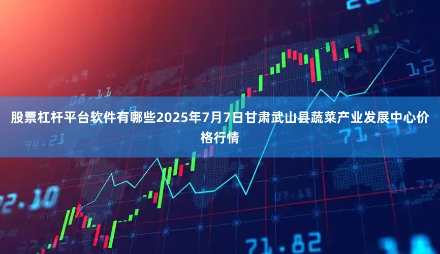 股票杠杆平台软件有哪些2025年7月7日甘肃武山县蔬菜产业发展中心价格行情